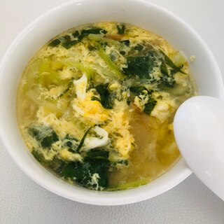 簡単！ザーサイかき卵春雨スープ